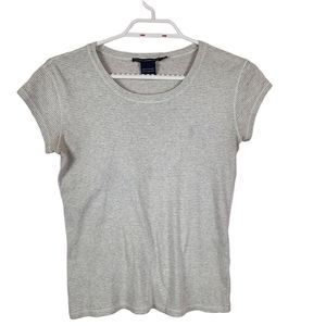 Ralph Lauren Sport striped Y2K fitted shirt